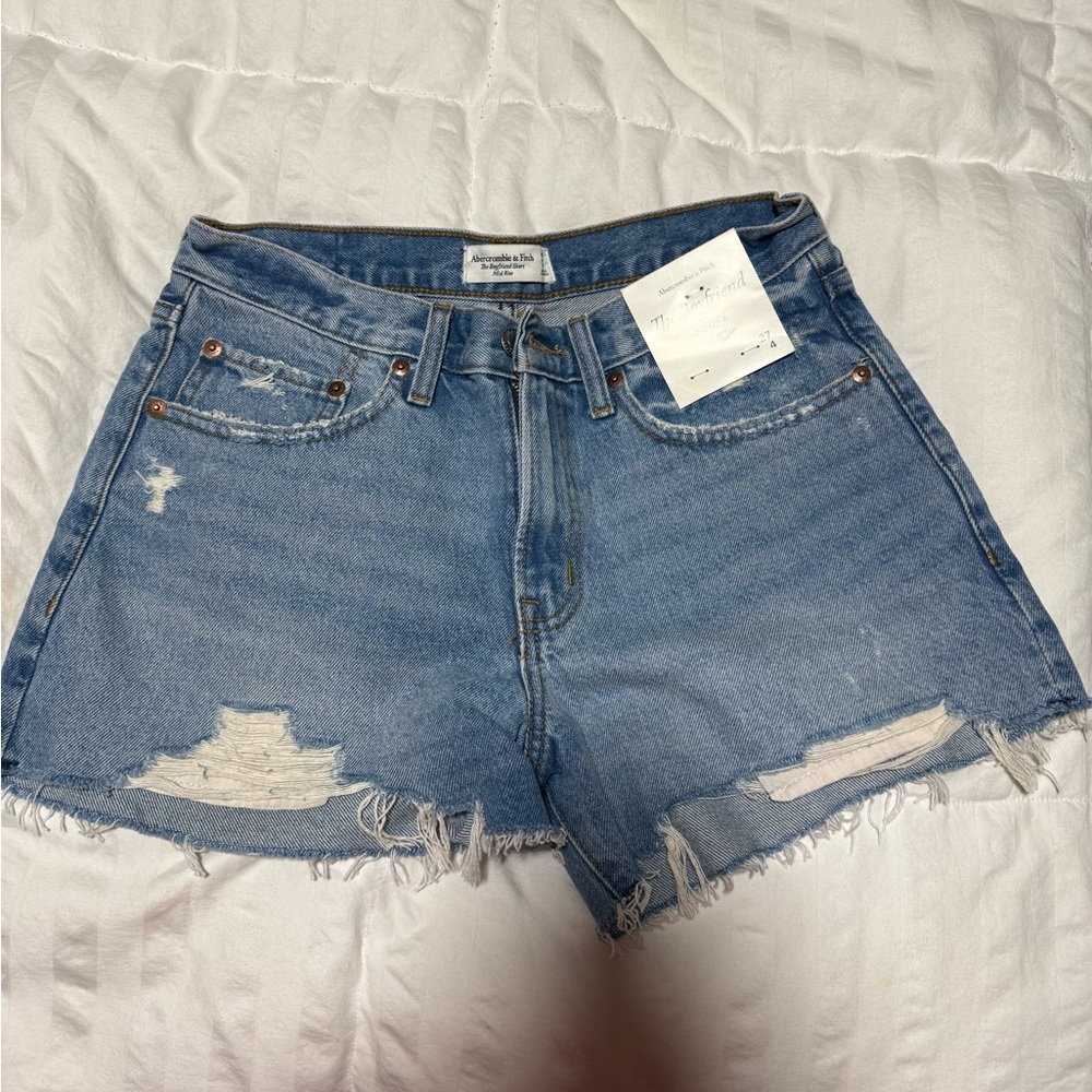 Abercrombie Mid Rise Denim shorts
